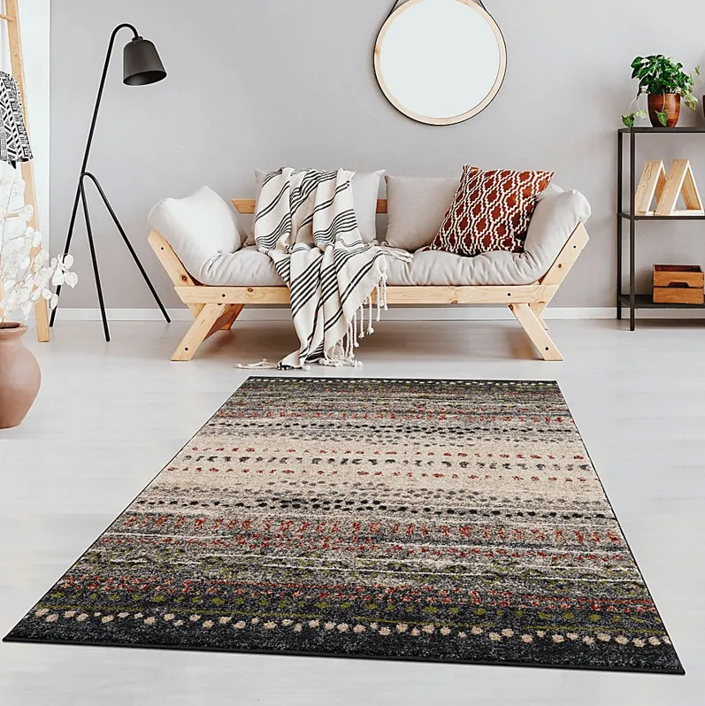 Lynrose Gray 5' x 7' Rug