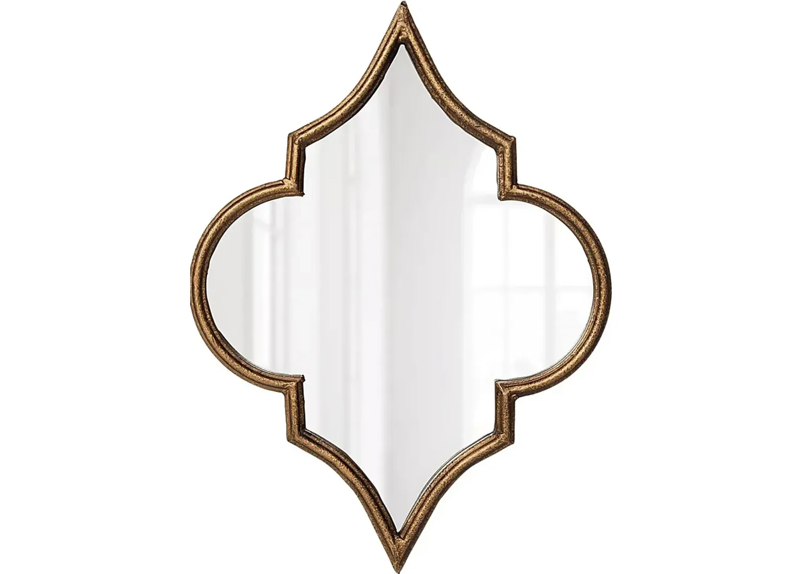 Balflour II Gold Wall Mirror