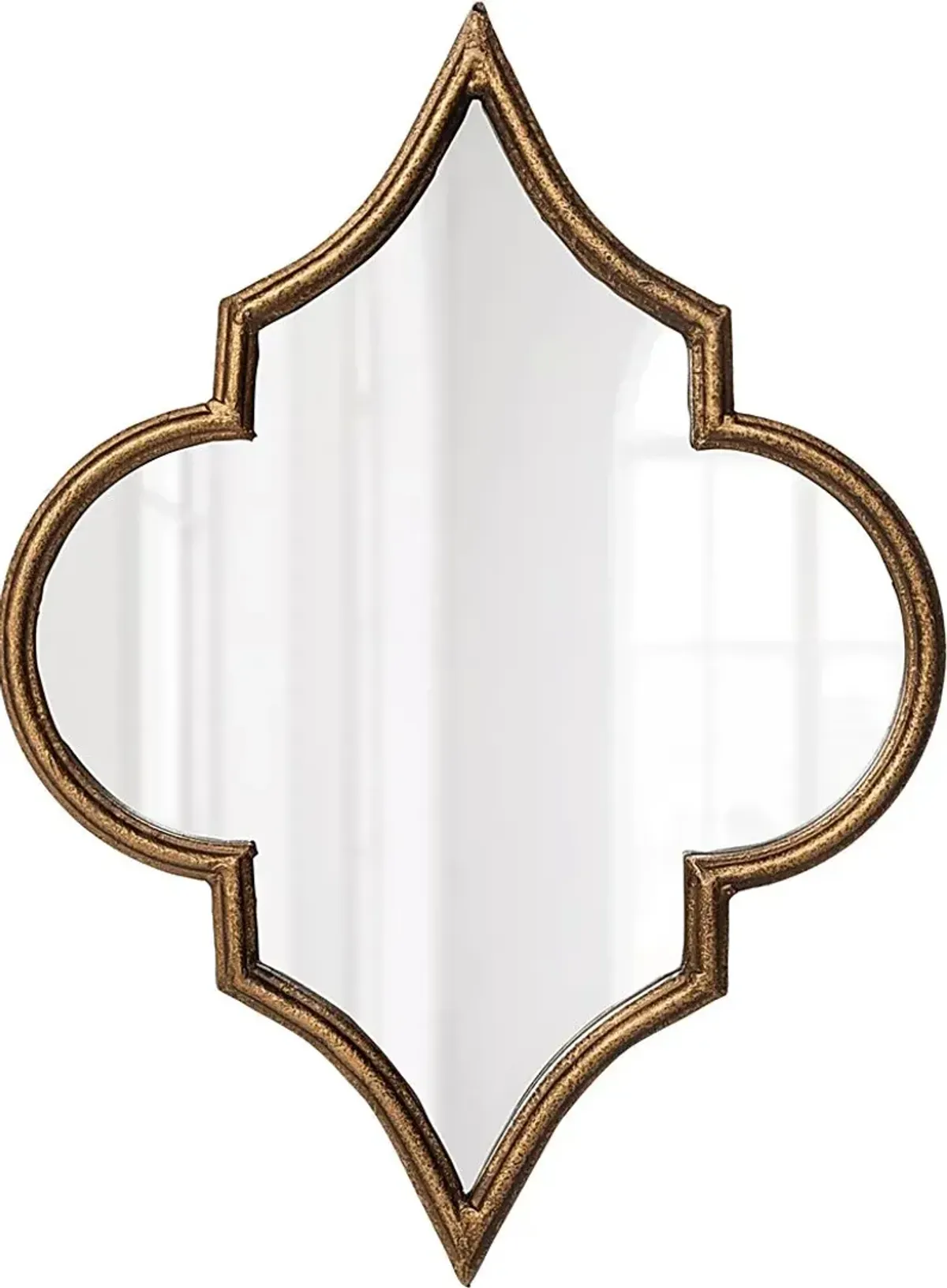 Balflour II Gold Wall Mirror