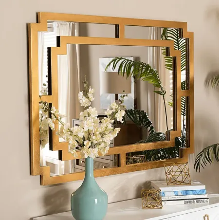 Huguet Gold Wall Mirror