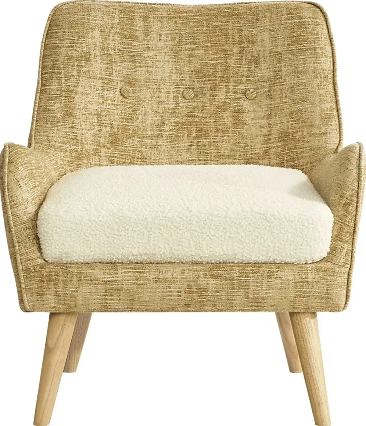 Whittier Falls Yellow Accent Chair