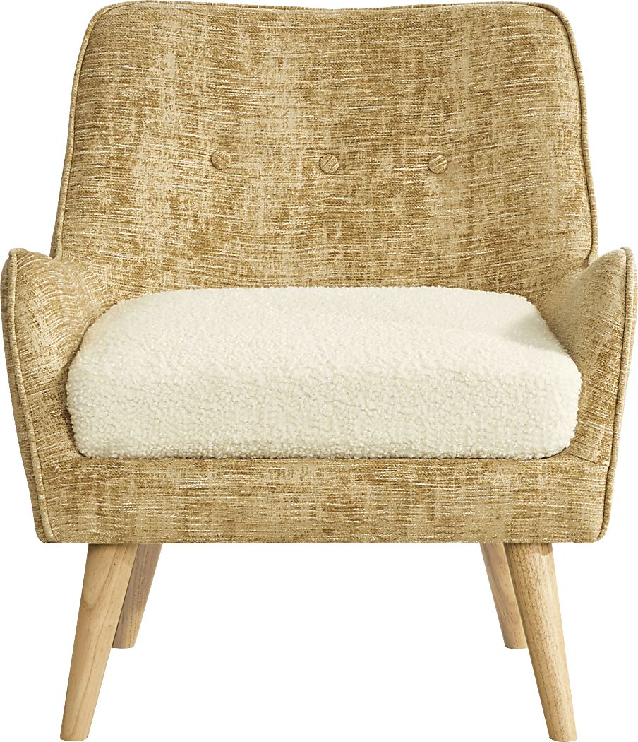 Whittier Falls Yellow Accent Chair