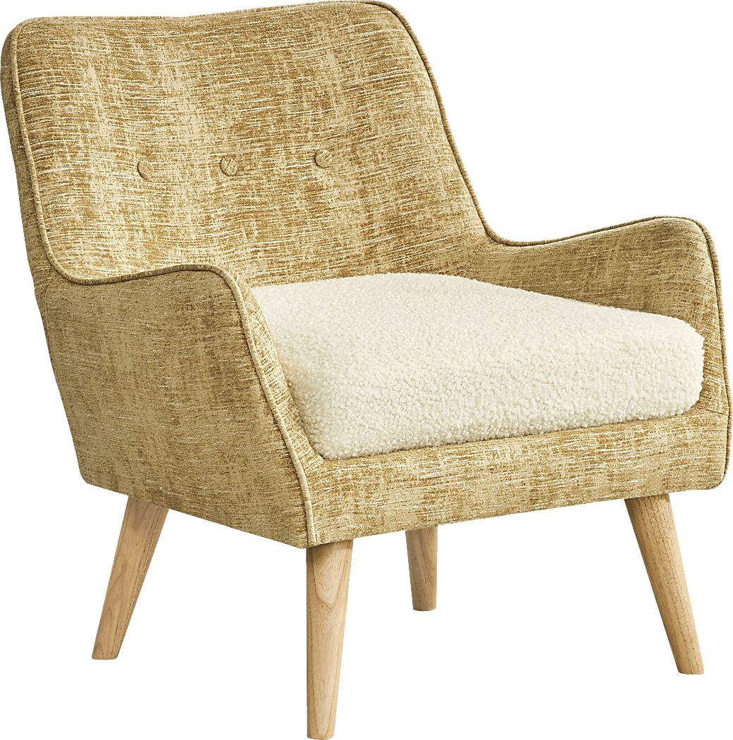 Whittier Falls Yellow Accent Chair