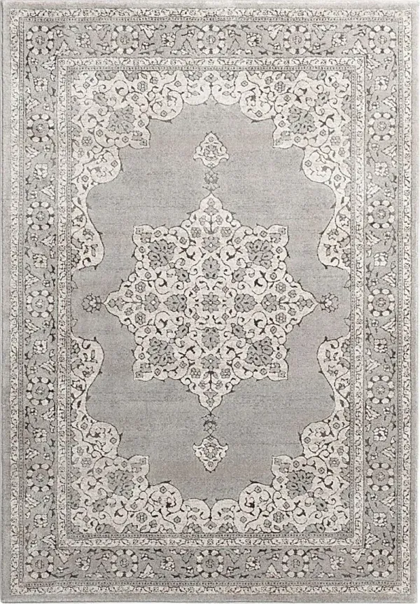 Ebany Gray 7'10 x 10'10 Rug
