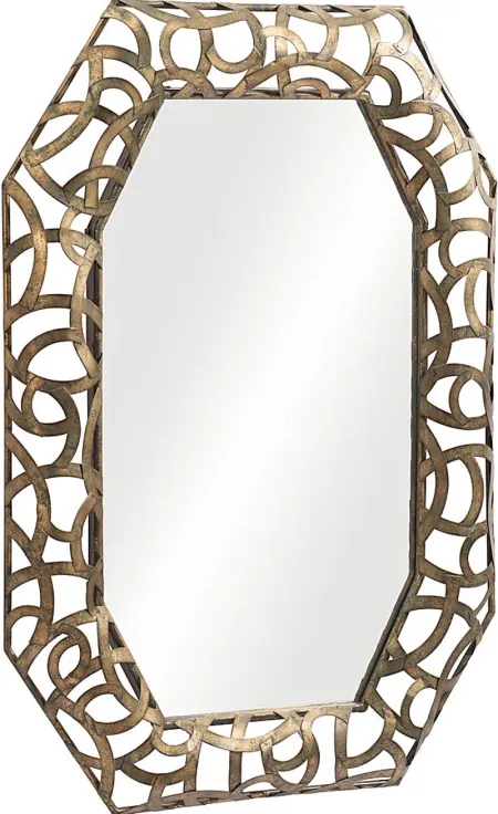 Tequesta Gold Mirror