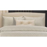 Perlow Silver 6pc Queen Duvet Cover Set