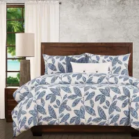 Royalwyn White 6pc King Duvet Cover Set