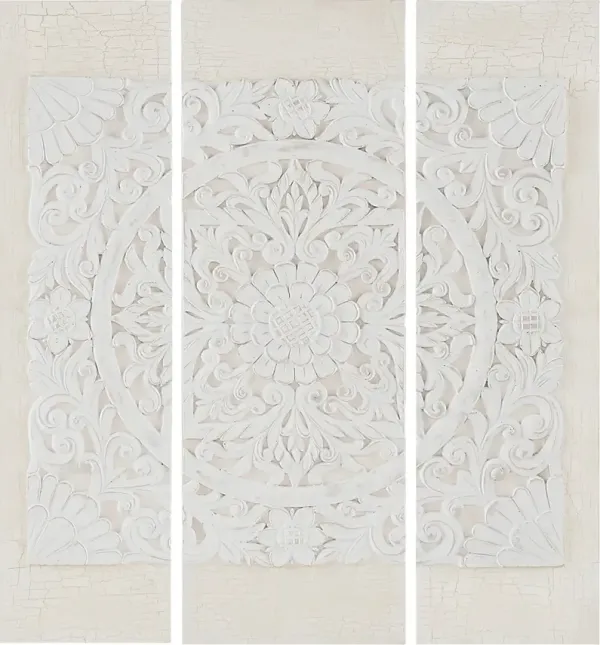 Shenma Off-White Artwork, Set of 3