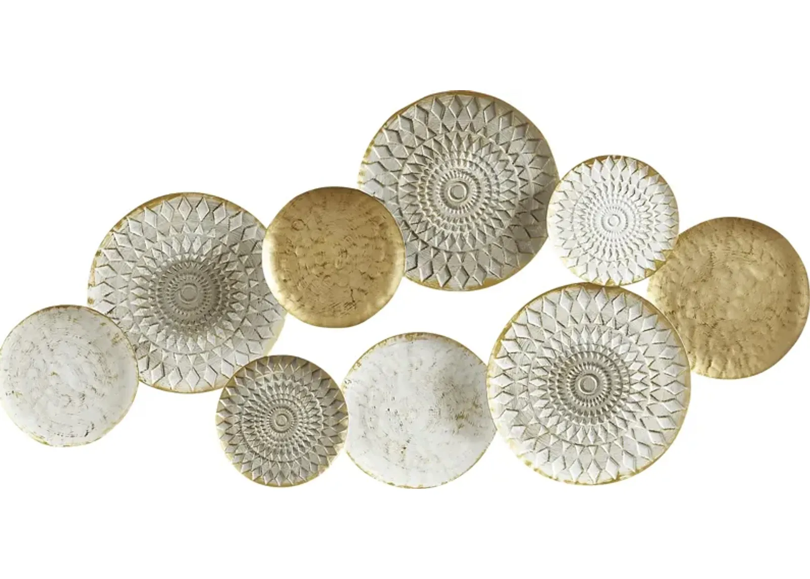 Tomanya Multi Metal Plates Wall Decor