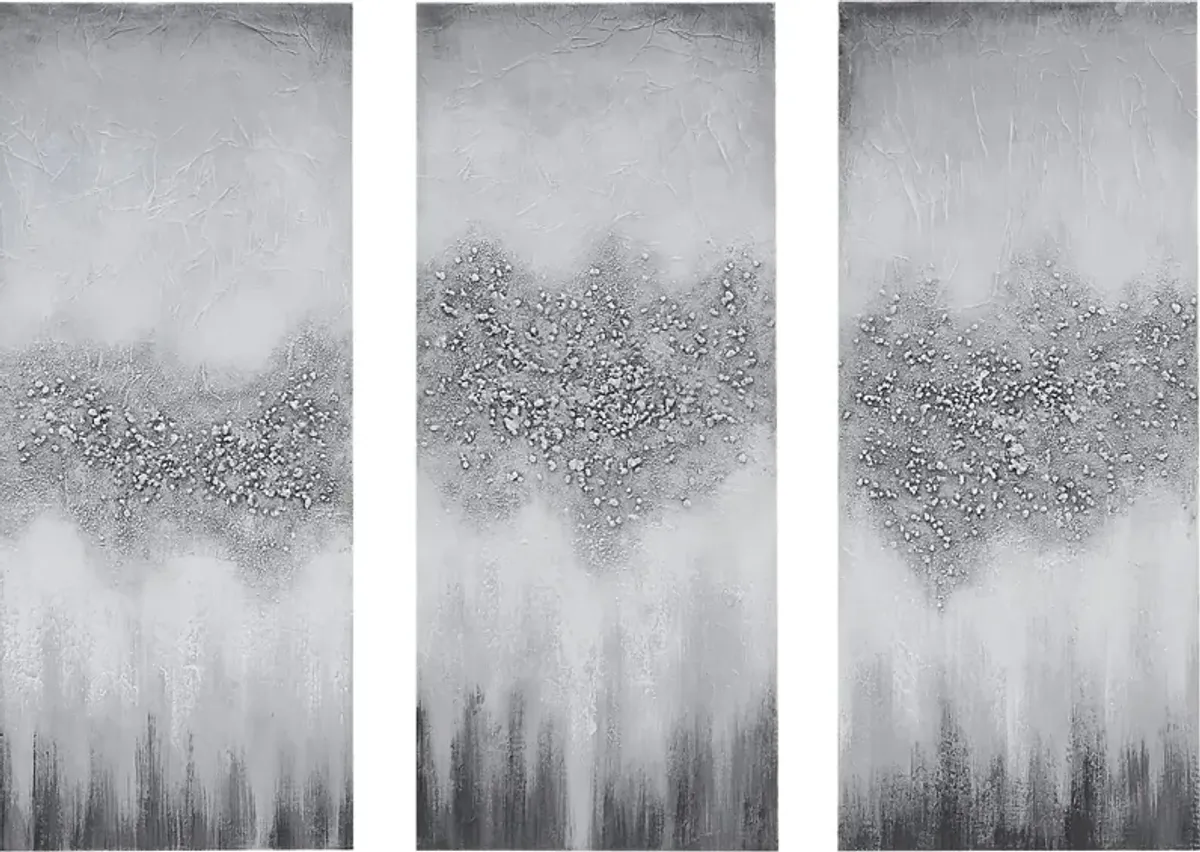 Herbst Gray Artwork, Set of 3