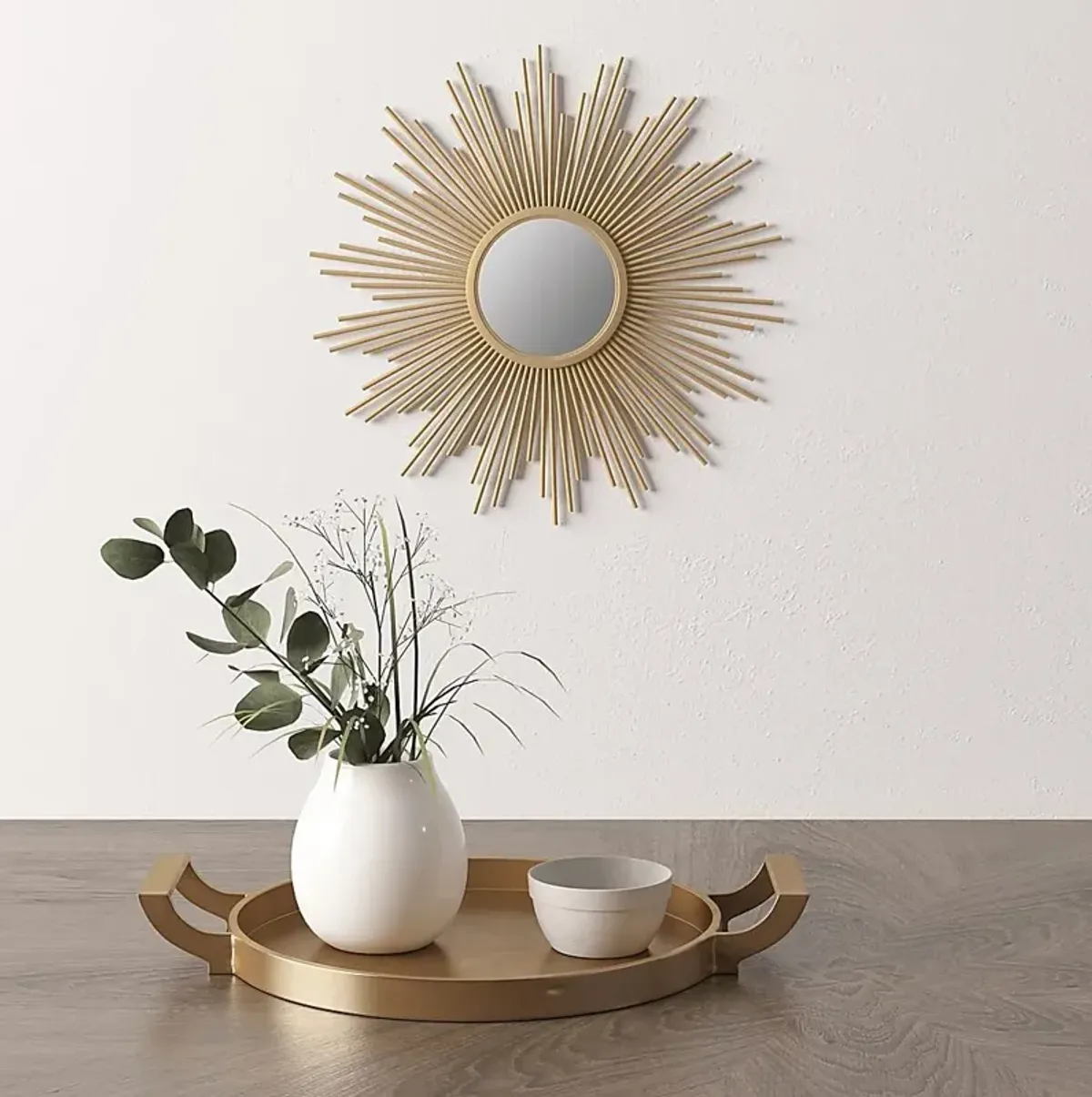 Fanoher Gold Accent Mirror