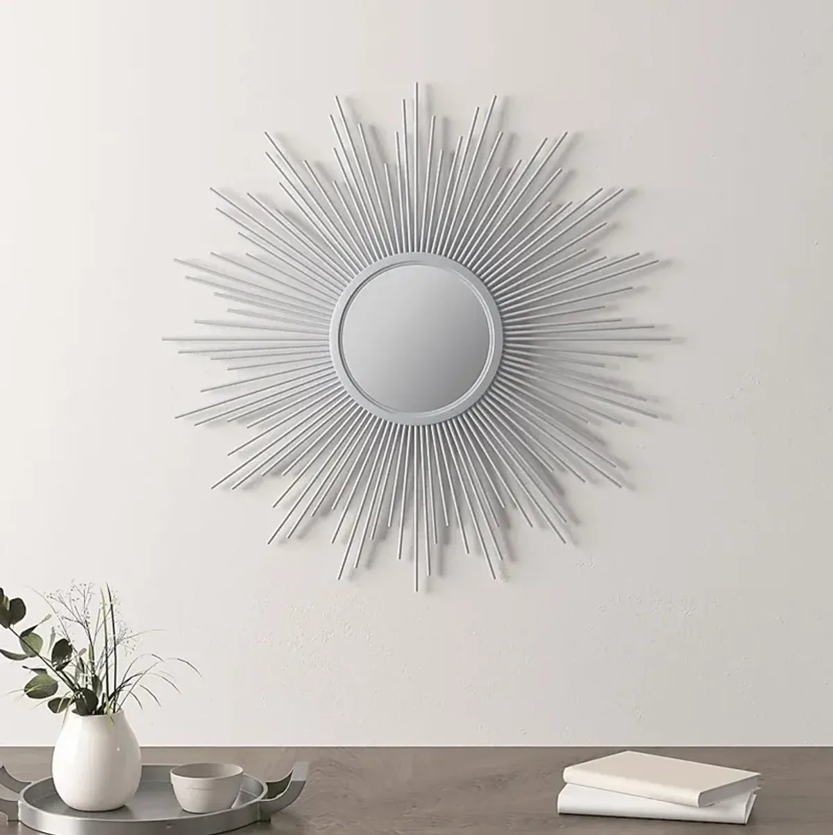 Elsereno Silver Accent Mirror