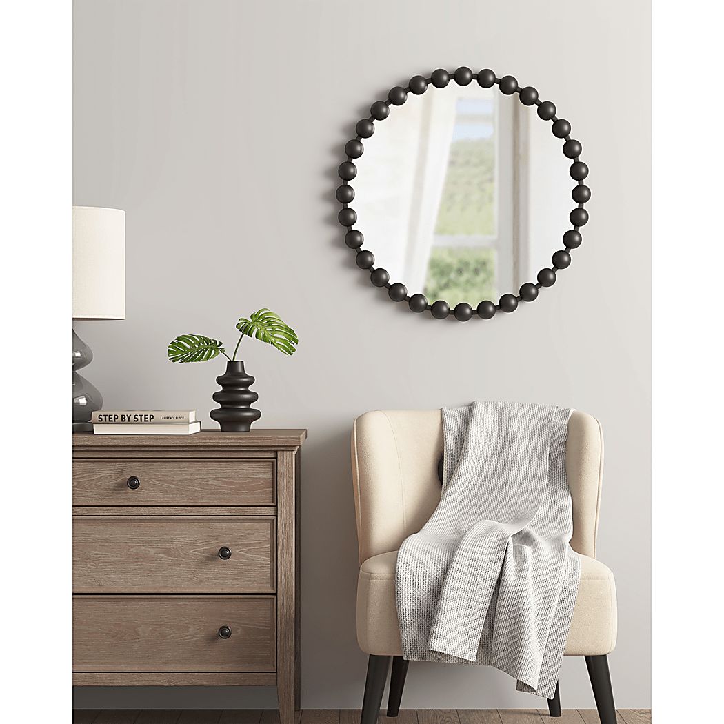 Hornada Black Accent Mirror
