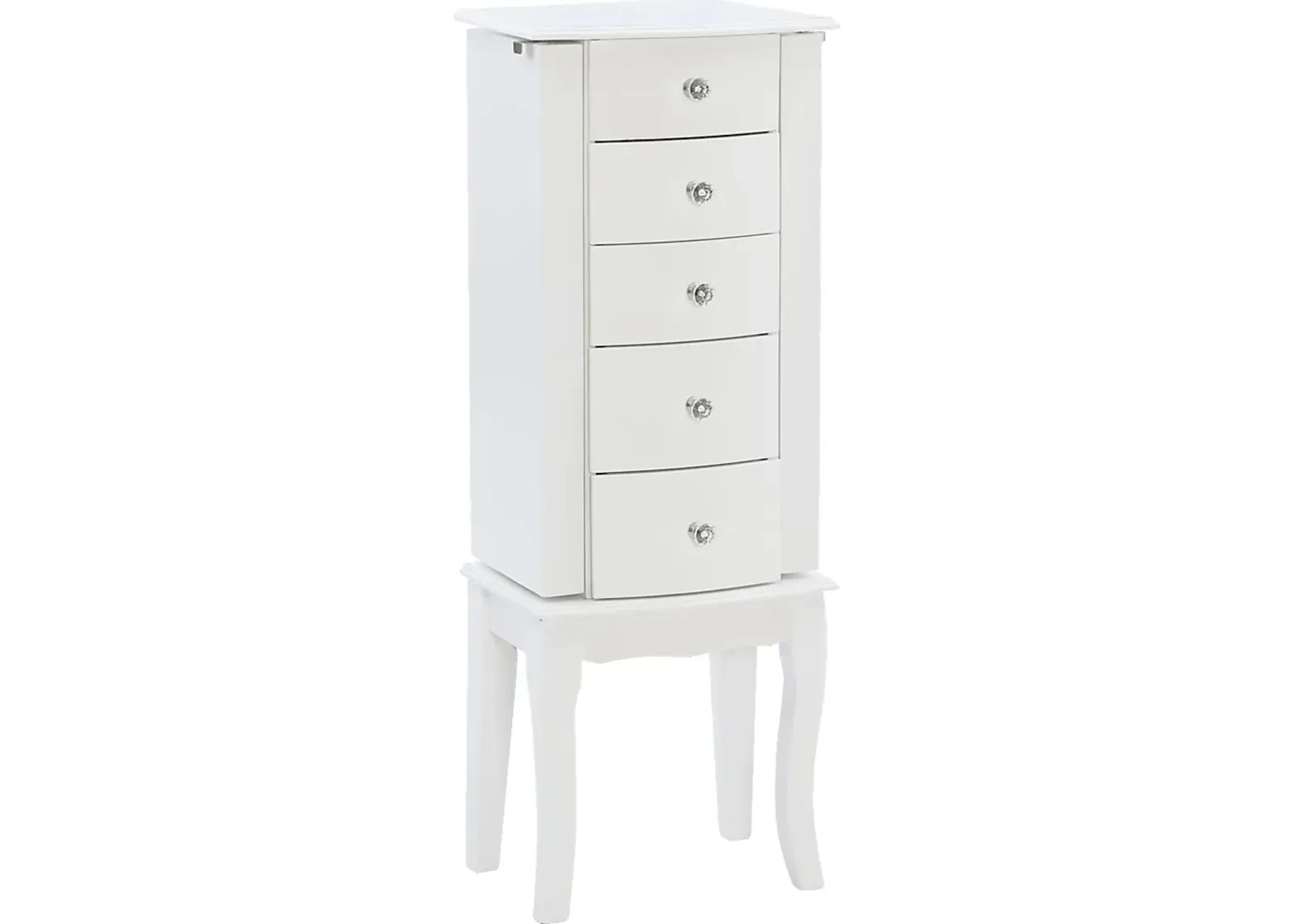 Howison White Jewelry Armoire