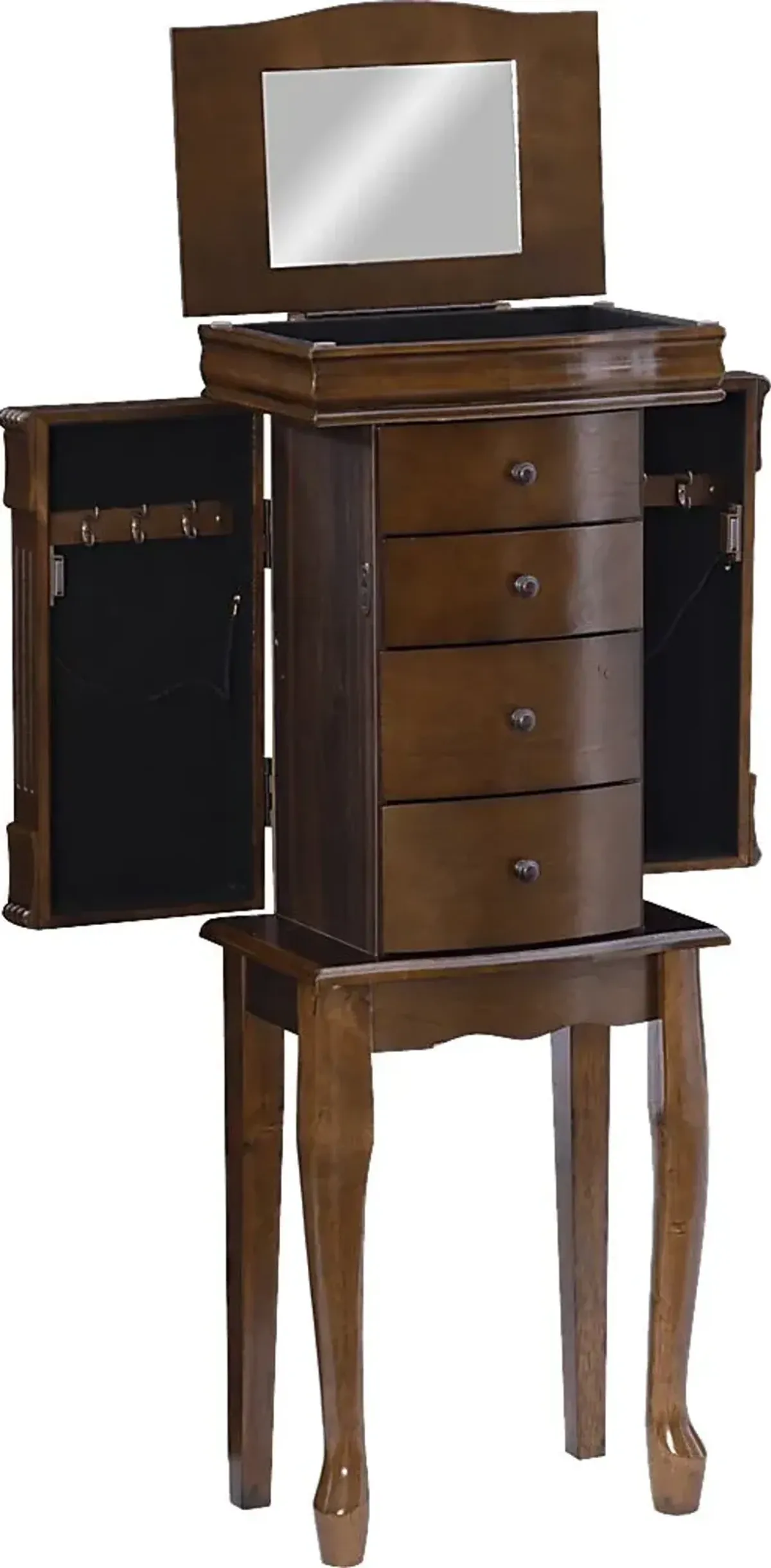 Lackyland Brown Jewelry Armoire