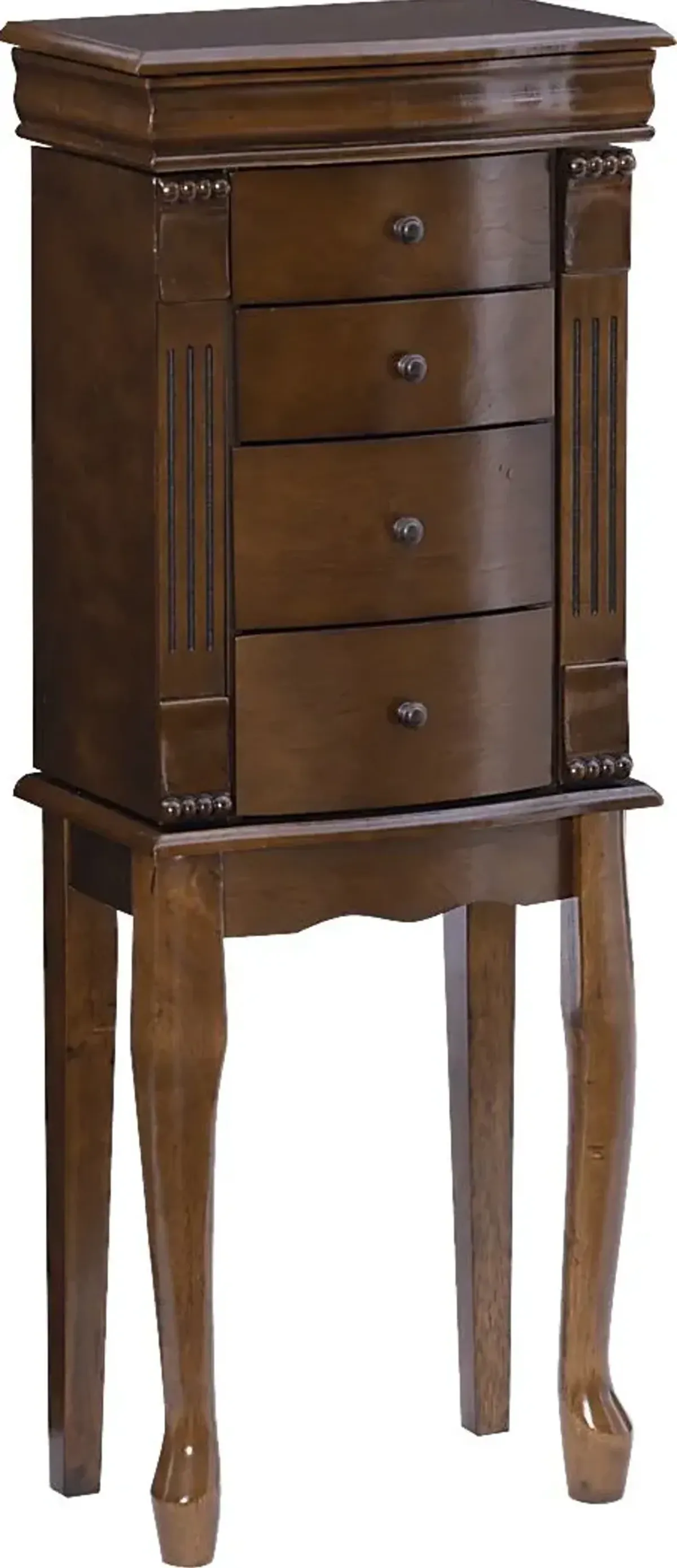 Lackyland Brown Jewelry Armoire