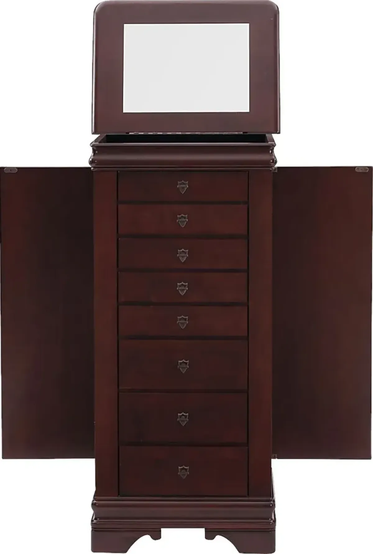 Klingle Cherry Jewelry Armoire