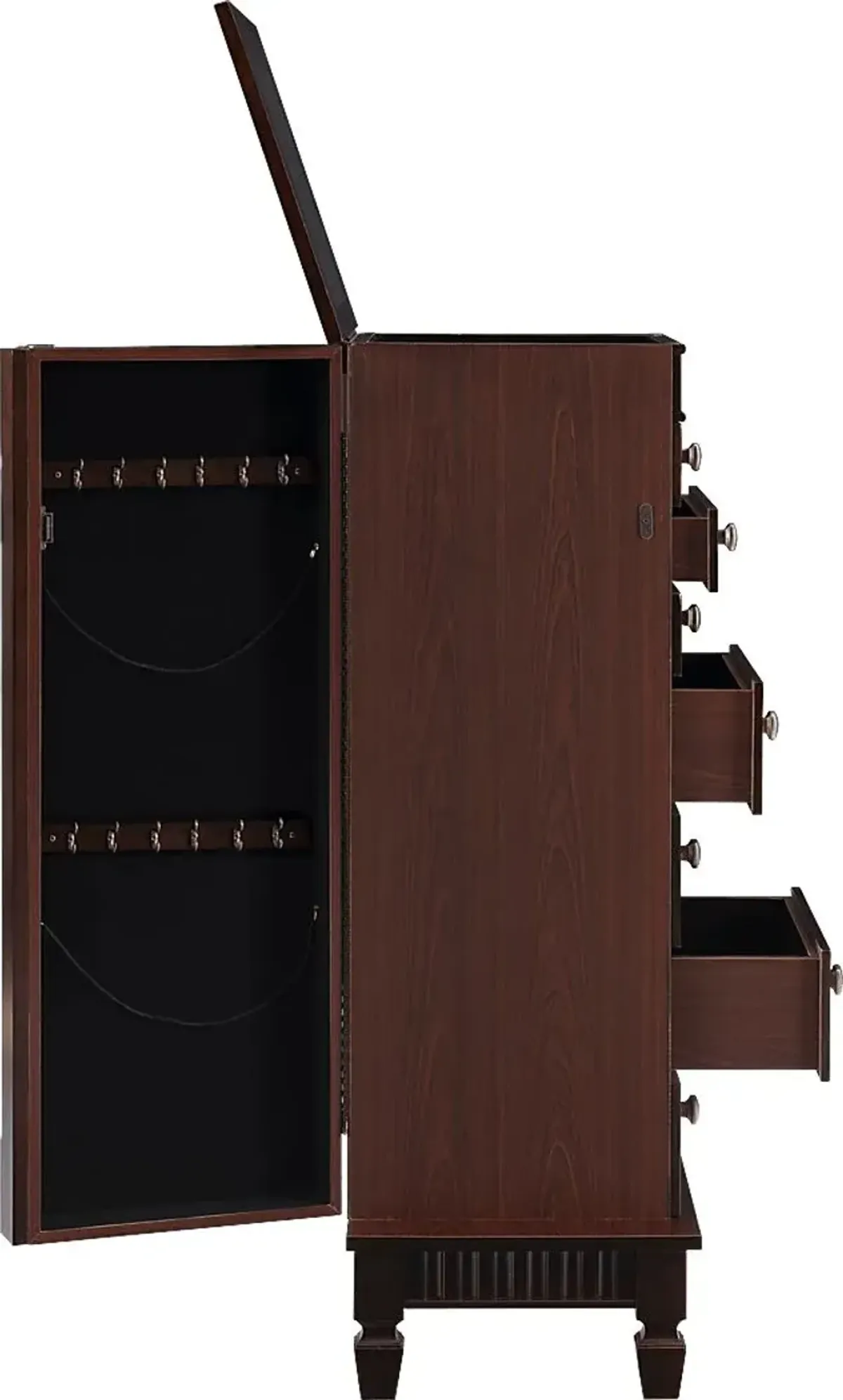 Kabrawa Brown Jewelry Armoire