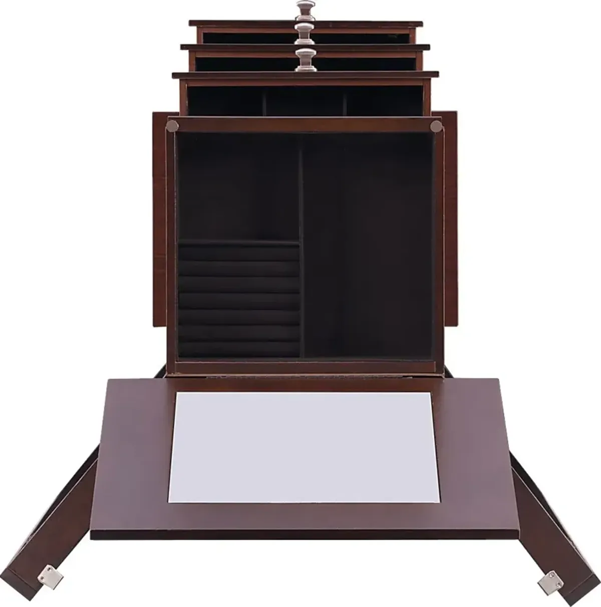 Kabrawa Brown Jewelry Armoire