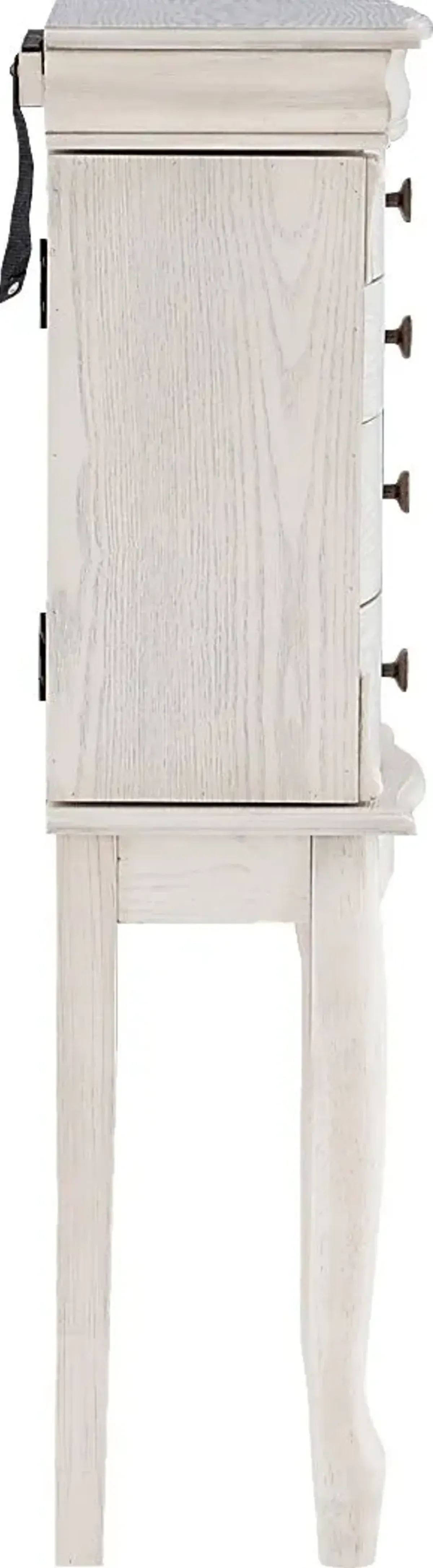 Hiatt Off White Jewelry Armoire