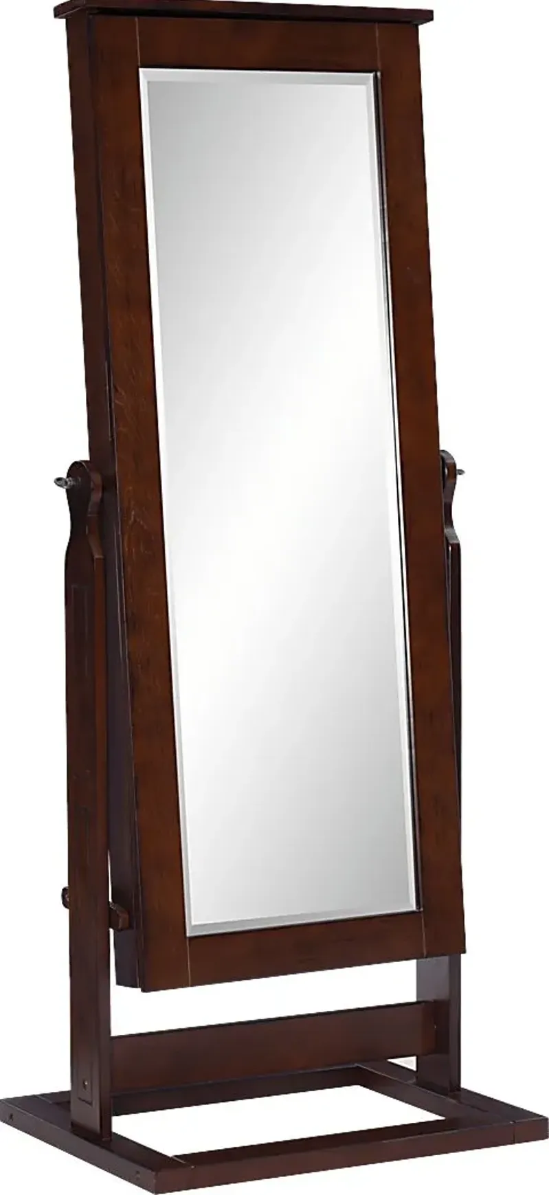 Delafield Brown Cheval Jewelry Armoire