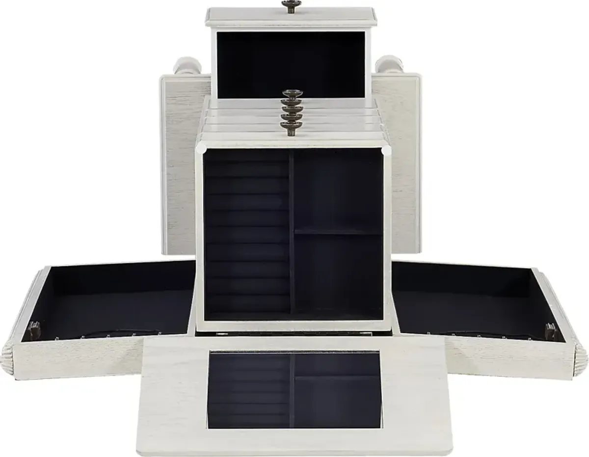 Everinaa White Jewelry Armoire