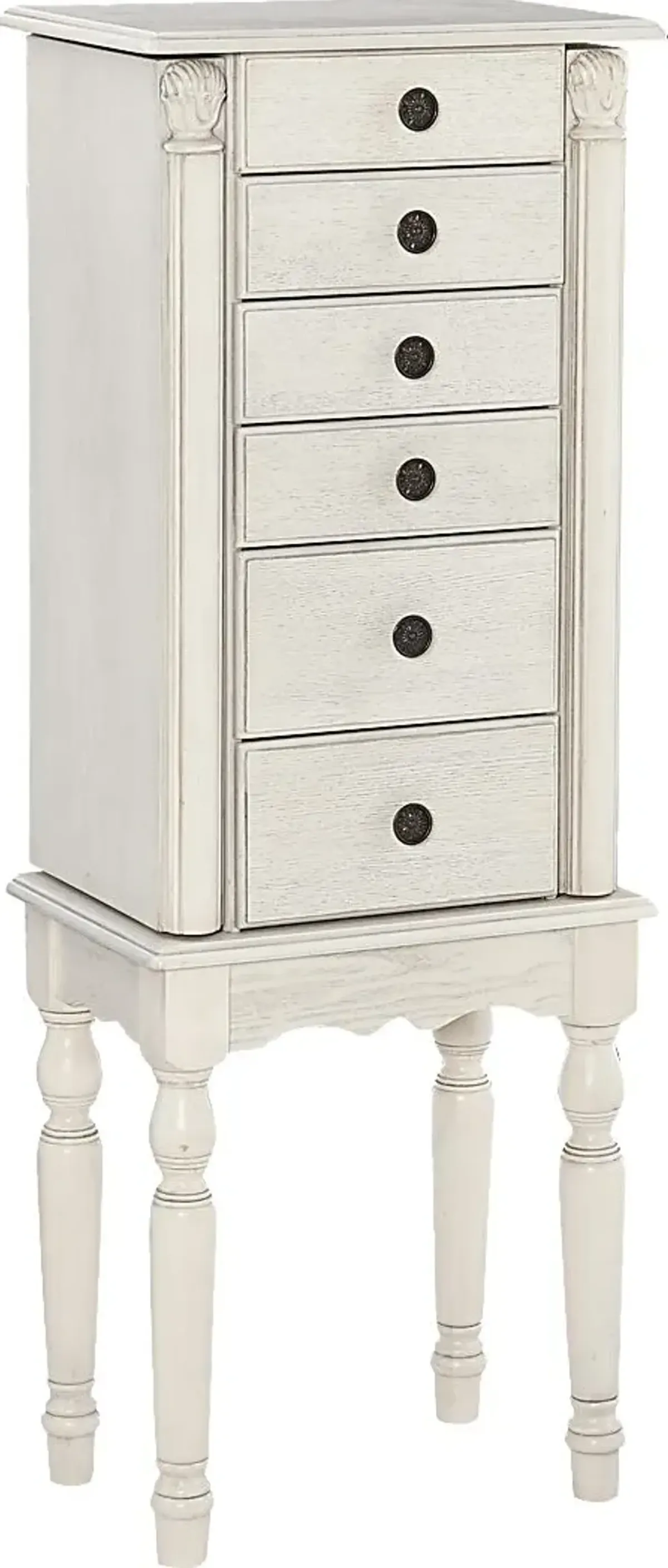 Everinaa White Jewelry Armoire