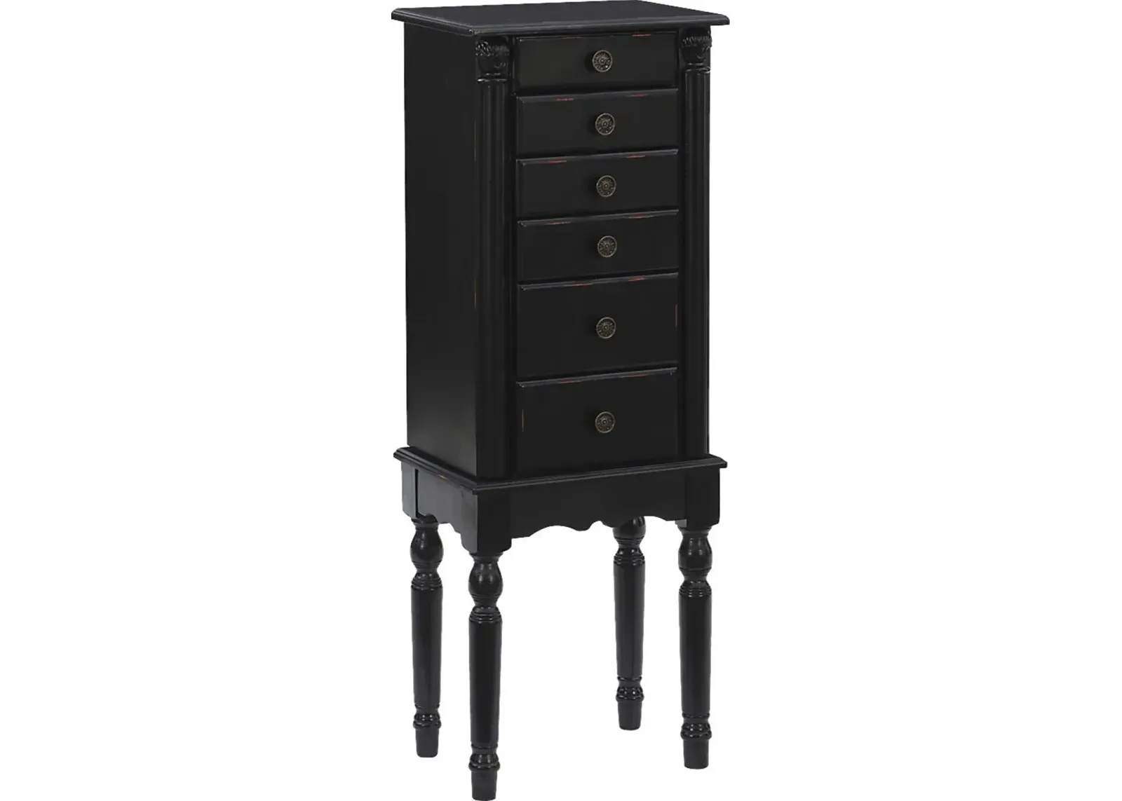 Everinaa Black Jewelry Armoire