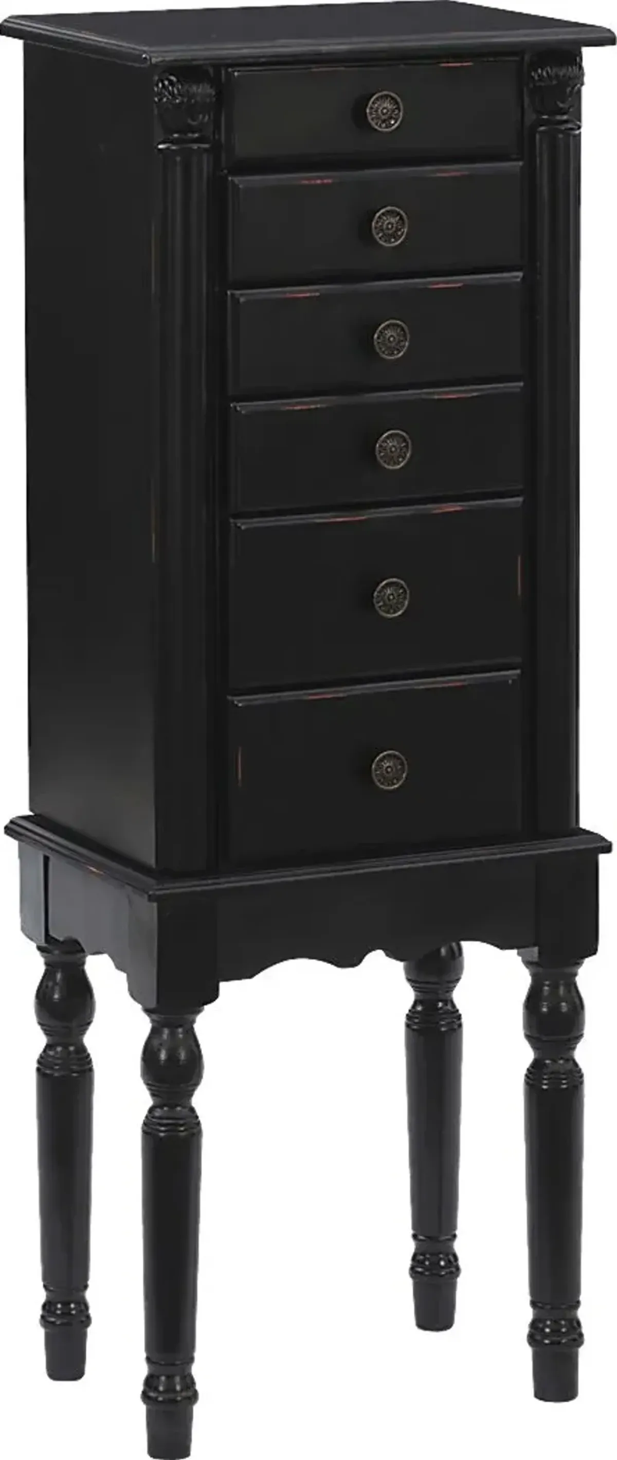 Everinaa Black Jewelry Armoire