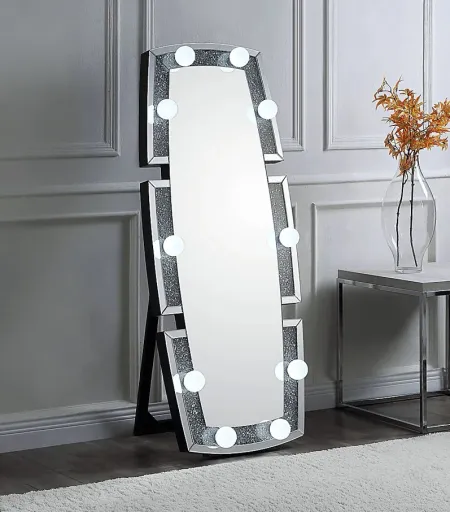 Bowcester Silver Floor Mirror