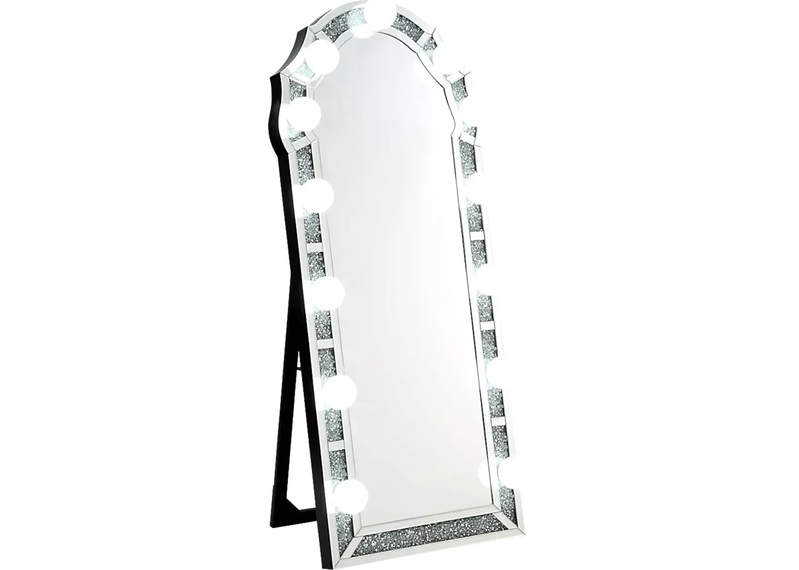 Brentler Silver Floor Mirror