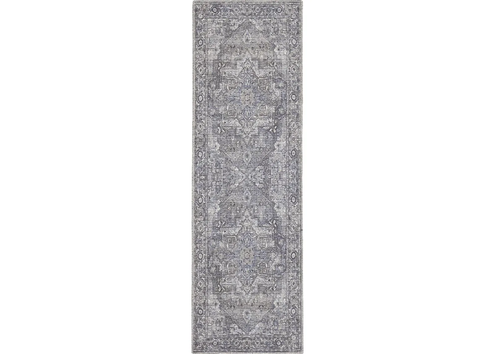 Coleena Gray 2' x 6'  Runner Rug