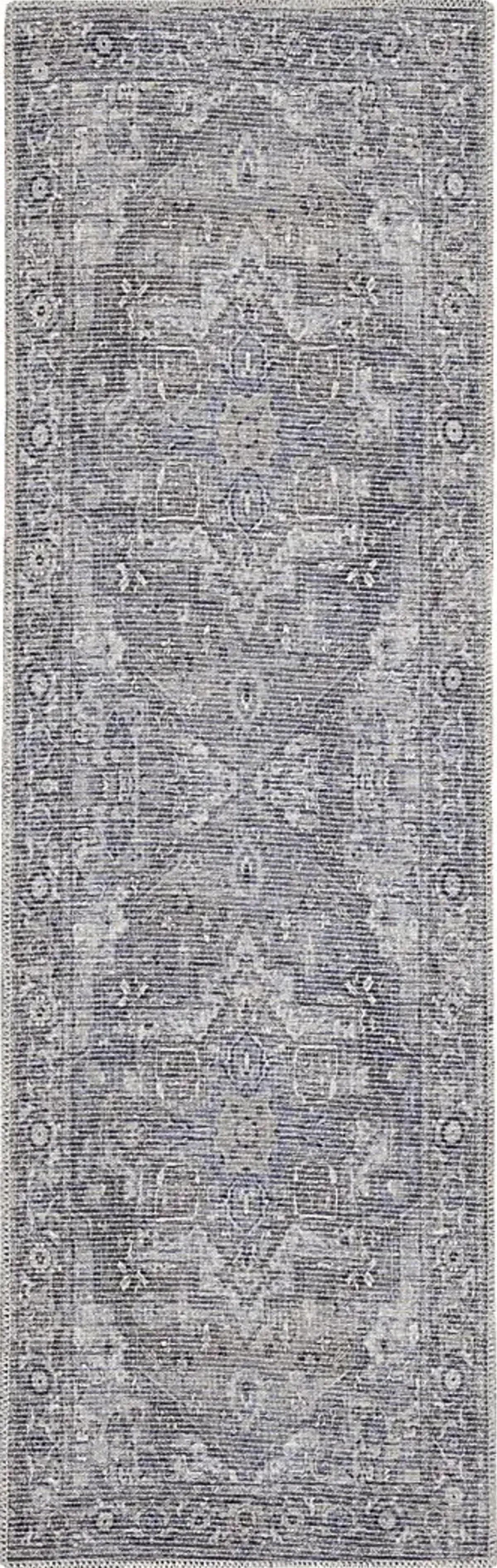 Coleena Gray 2' x 6'  Runner Rug