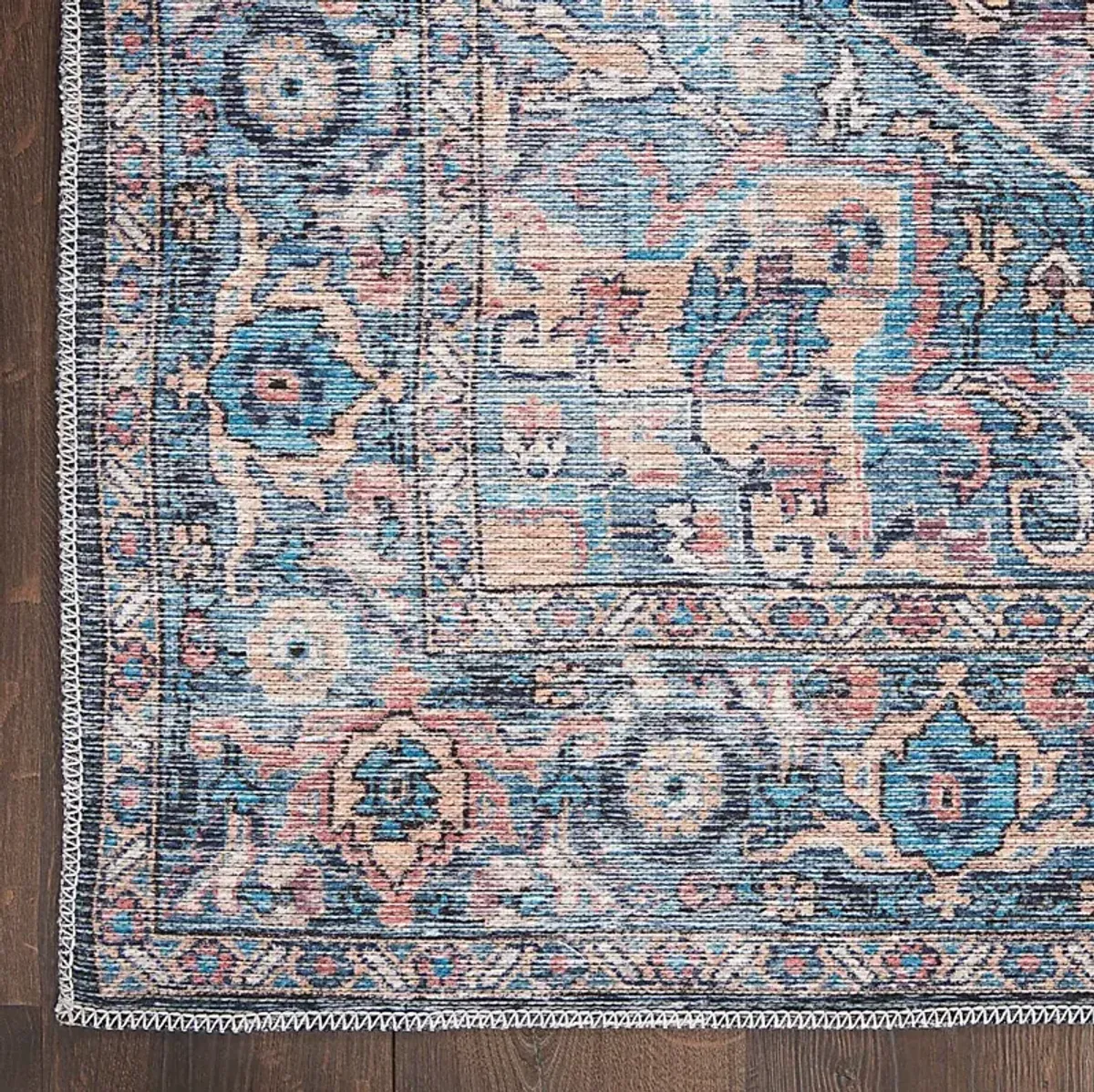 Coleena Light Blue 4' x 6'  Rug