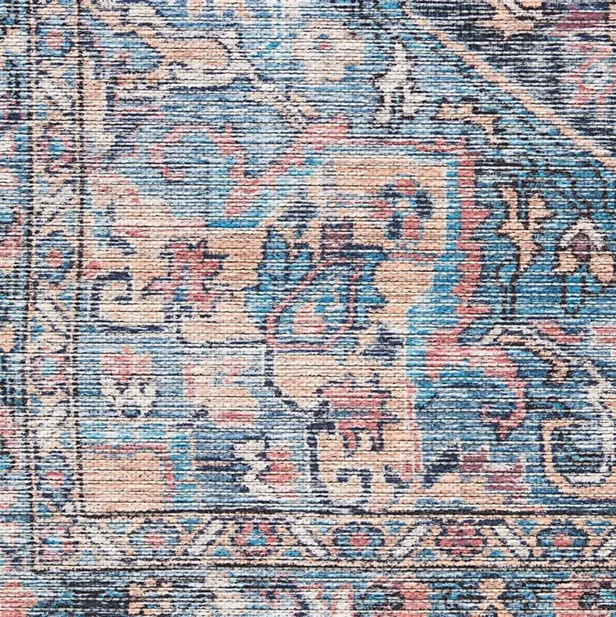 Coleena Light Blue 4' x 6'  Rug