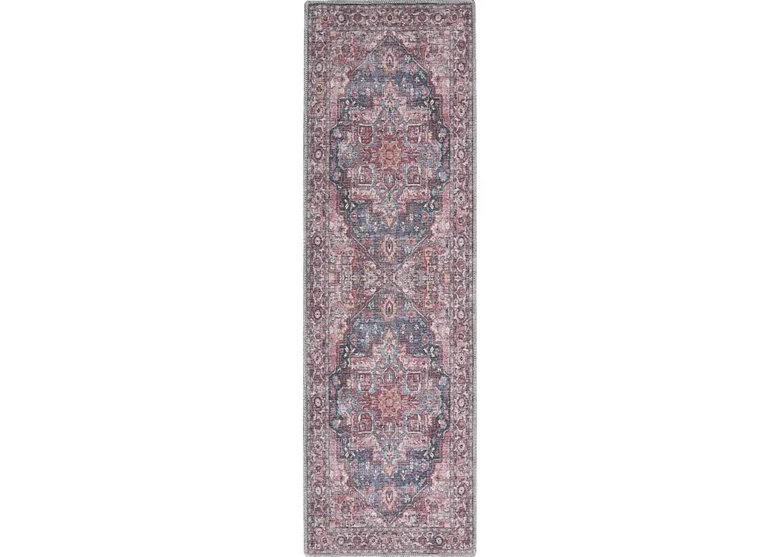 Coleena Multi 2' x 6'  Runner Rug