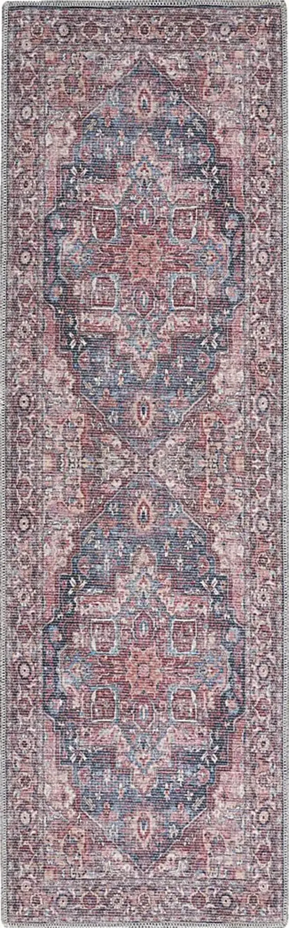 Coleena Multi 2' x 6'  Runner Rug