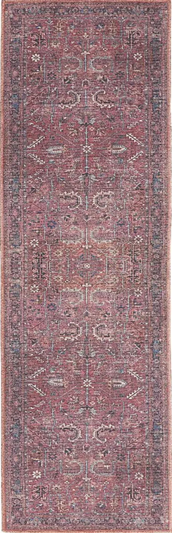 Norlena Brick 2' x 6' Runner Rug