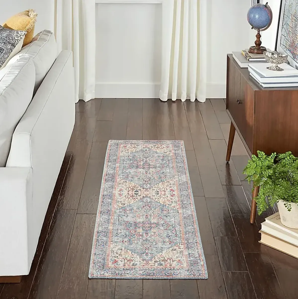 Haleigh Elle Blue 4' x 6'  Rug