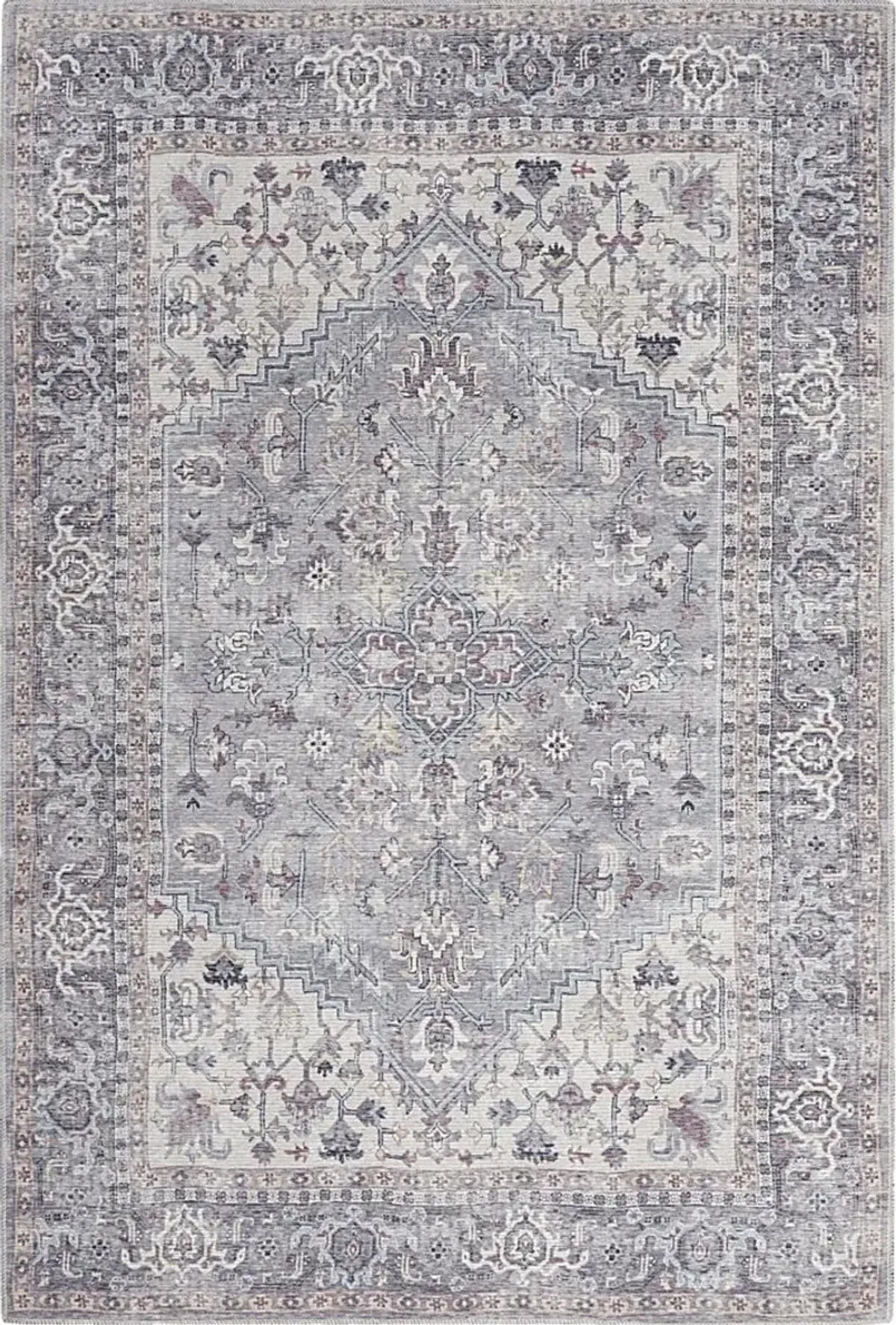 Haleigh Elle Gray 9'2 x 12'  Rug