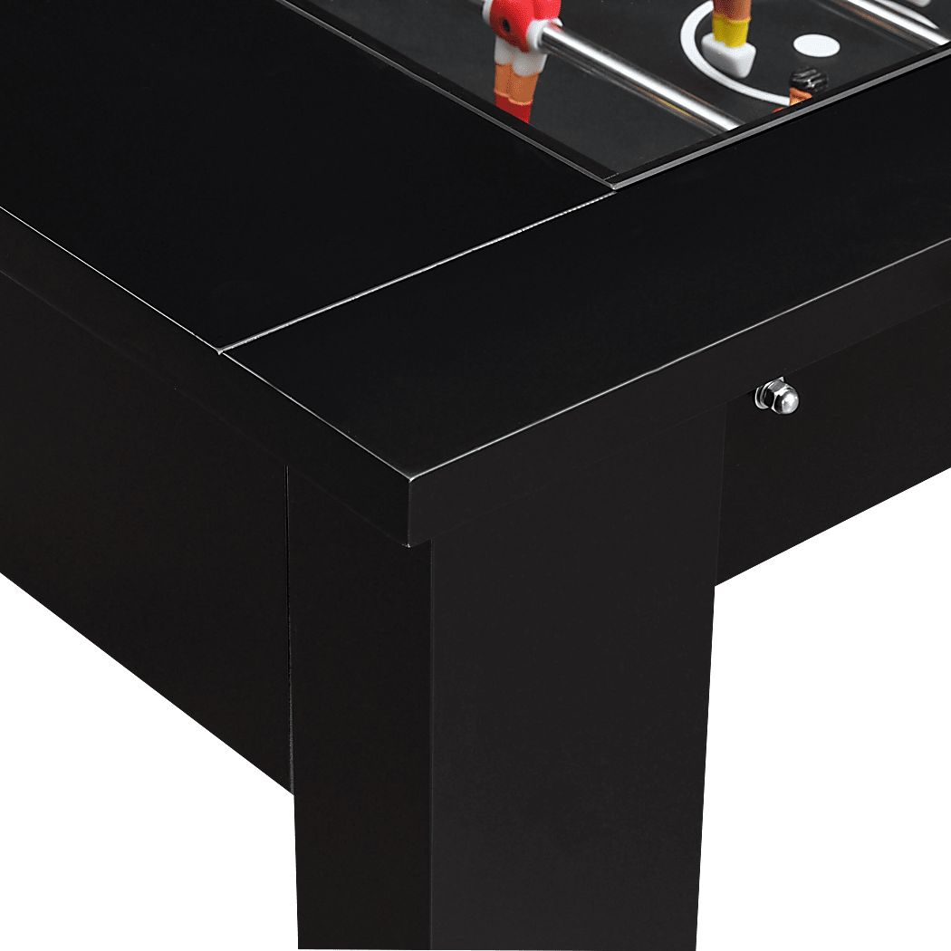 Peekskill Black Foosball Gaming Table