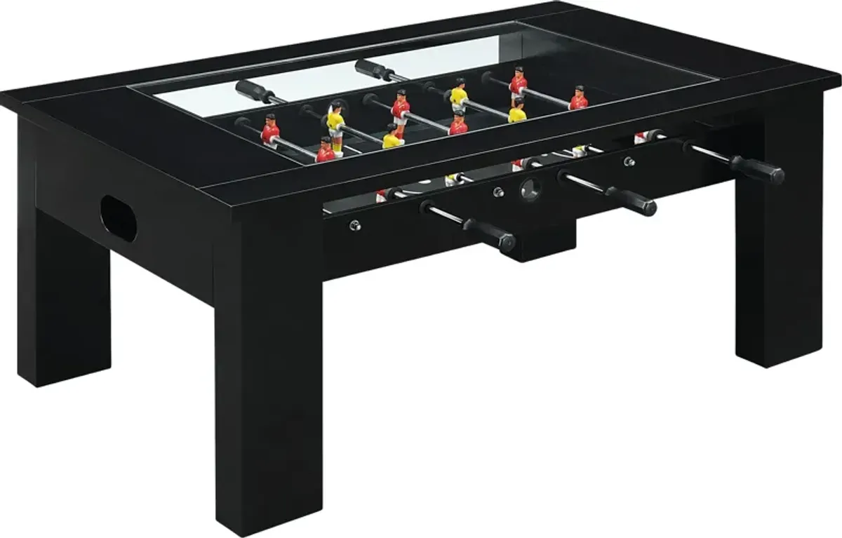 Peekskill Black Foosball Gaming Table