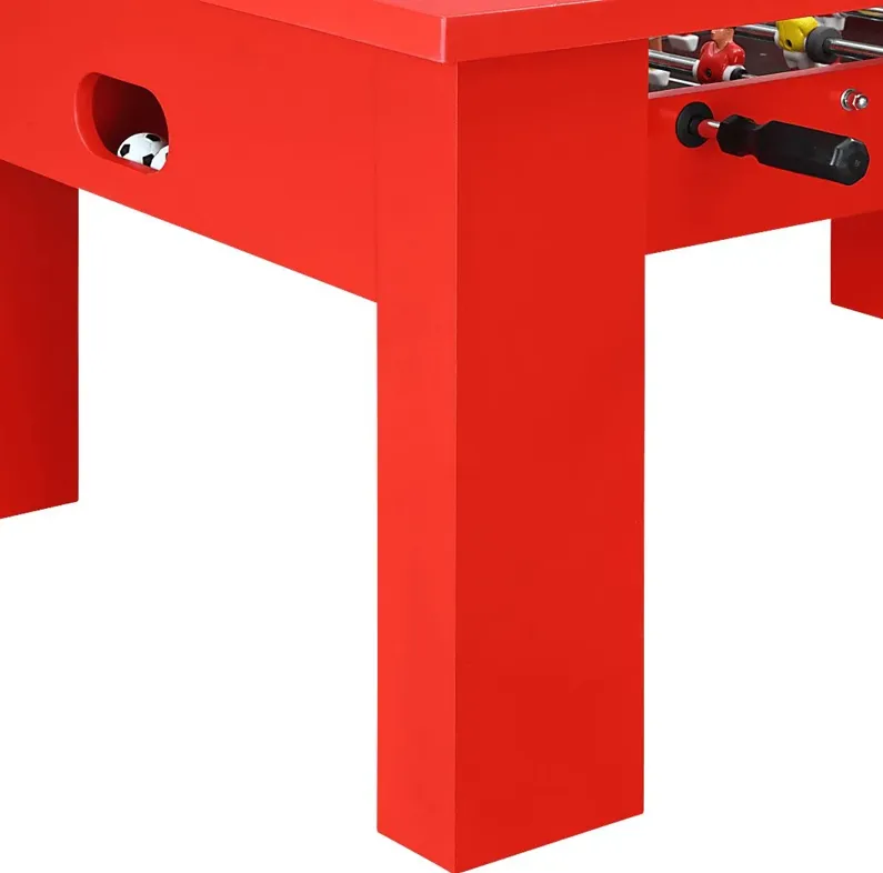 Peekskill Red Foosball Gaming Table