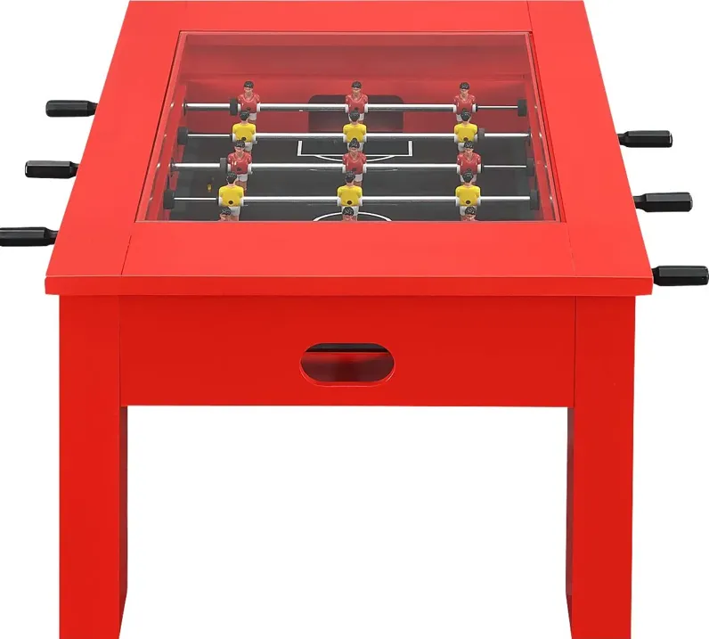 Peekskill Red Foosball Gaming Table