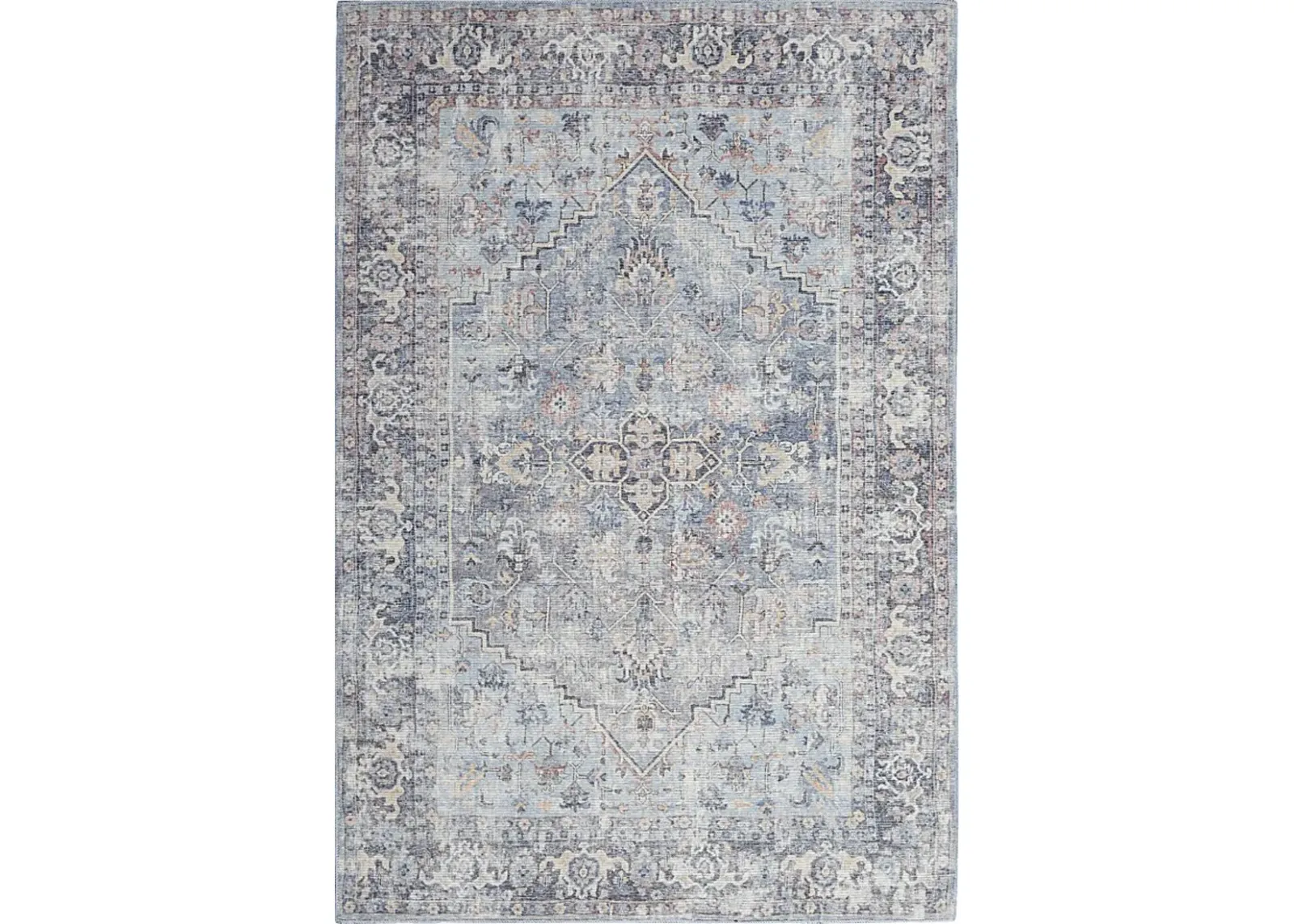 Haleigh Elle Light Gray 5'3 x 7'3  Rug