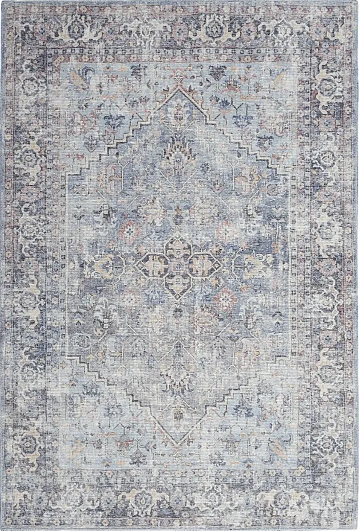 Haleigh Elle Light Gray 5'3 x 7'3  Rug