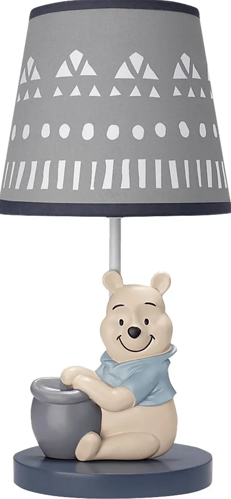 Kids Forever Pooh Gray Lamp