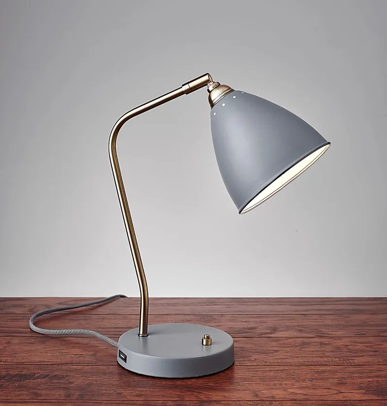 Kids Arginis Gray Table Lamp