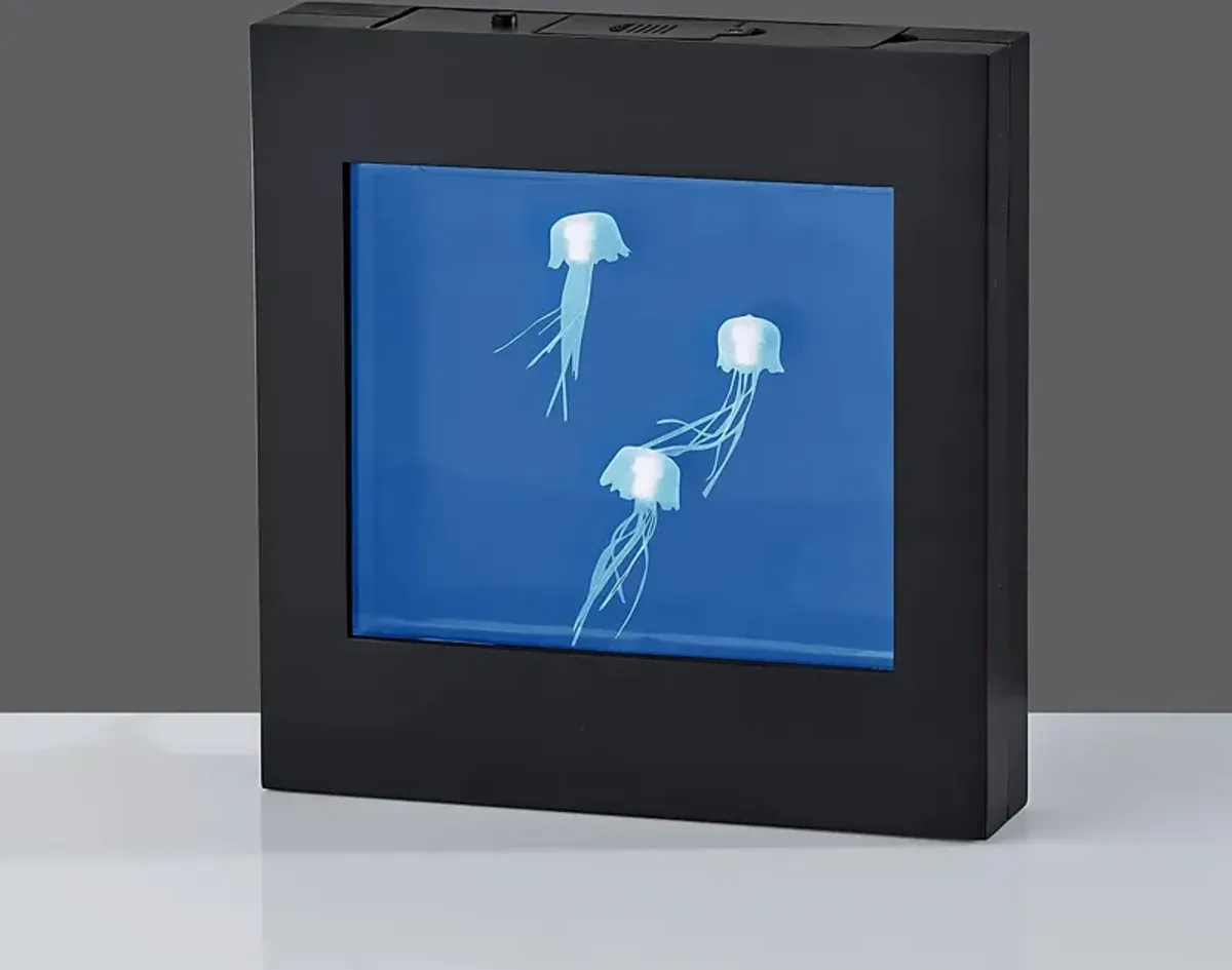 Kids Jellyfish Black Table Lamp