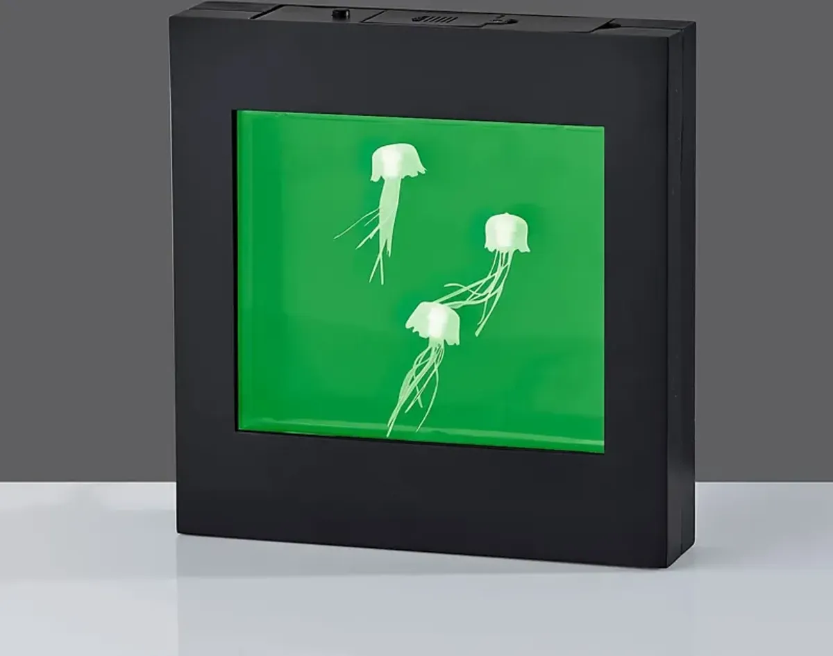 Kids Jellyfish Black Table Lamp